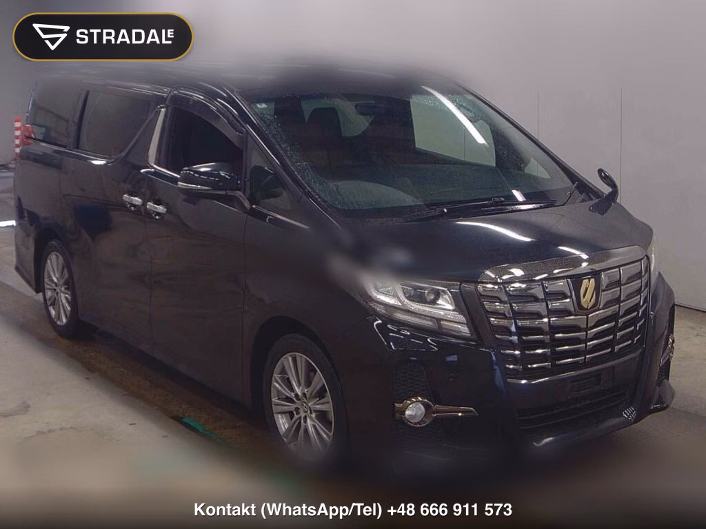 TOYOTA ALPHARD 2.5S A PACKAGE TYPE BLACK 2016, aukcja z Japonii, zdjęcie 1