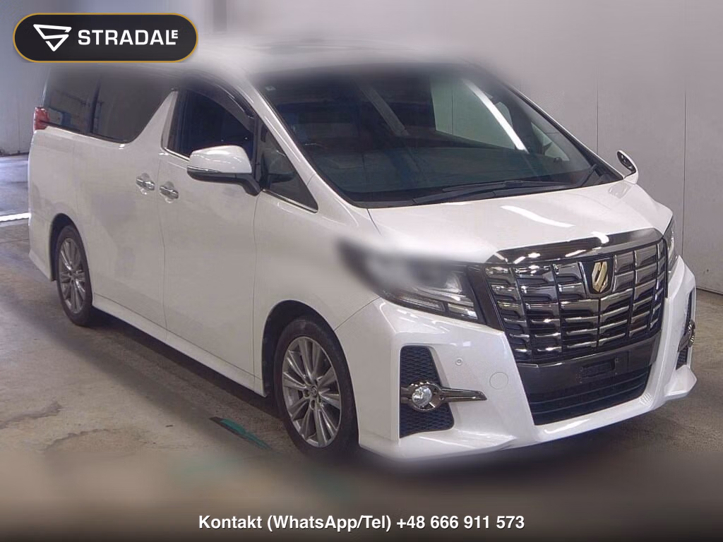 TOYOTA ALPHARD 2.5S A PACKAGE TYPE BLACK 2017, aukcja z Japonii, zdjęcie 1