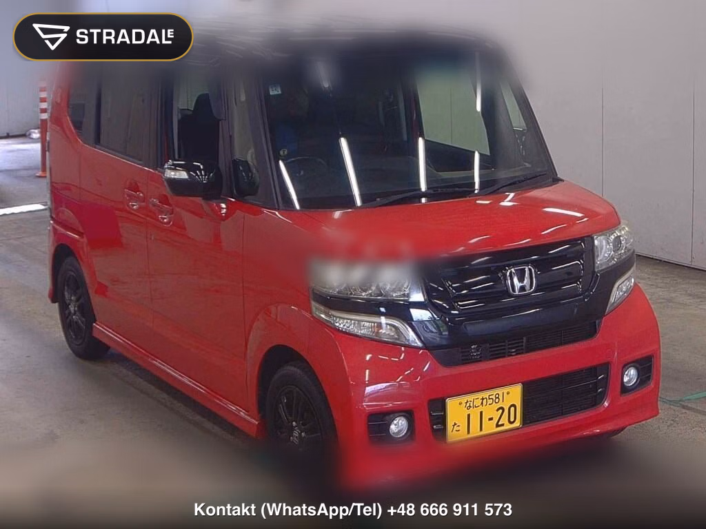 HONDA N-BOX CUSTOM G・L PACKAGE 2016, aukcja z Japonii, zdjęcie 1