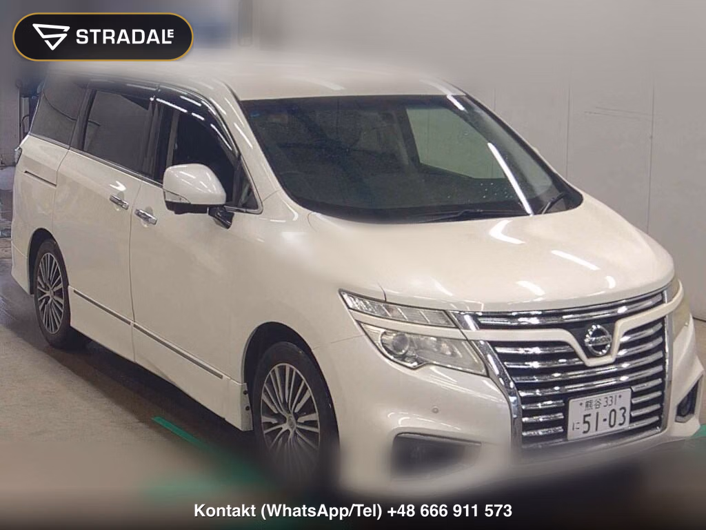 NISSAN ELGRAND 5D 250 HIGHWAY STAR S 2017, aukcja z Japonii, zdjęcie 1