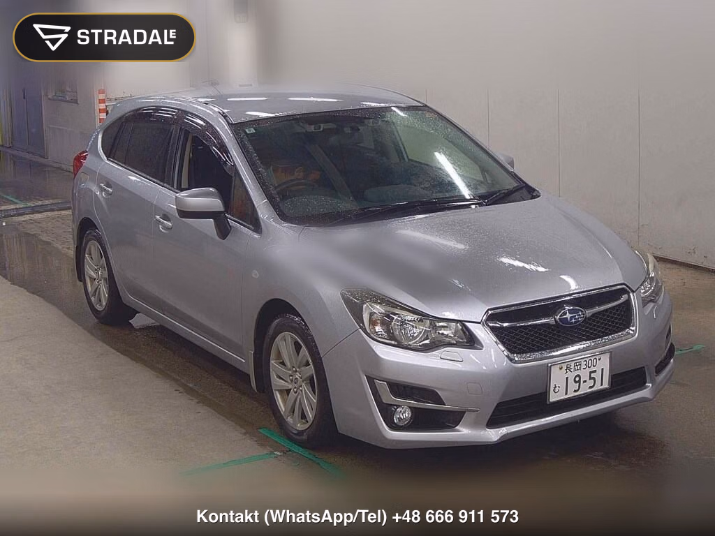 SUBARU IMPREZA SPORT 4WD 1.6I-L EYESIGHT PROUD EDITION 2016, aukcja z Japonii, zdjęcie 1