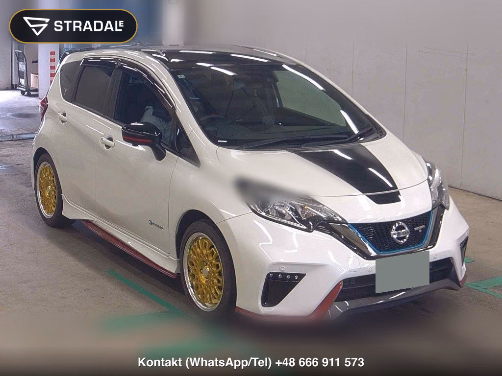 NISSAN NOTE E POWER NISMO S BLACK LIMITED 2020, aukcja z Japonii, zdjęcie 1