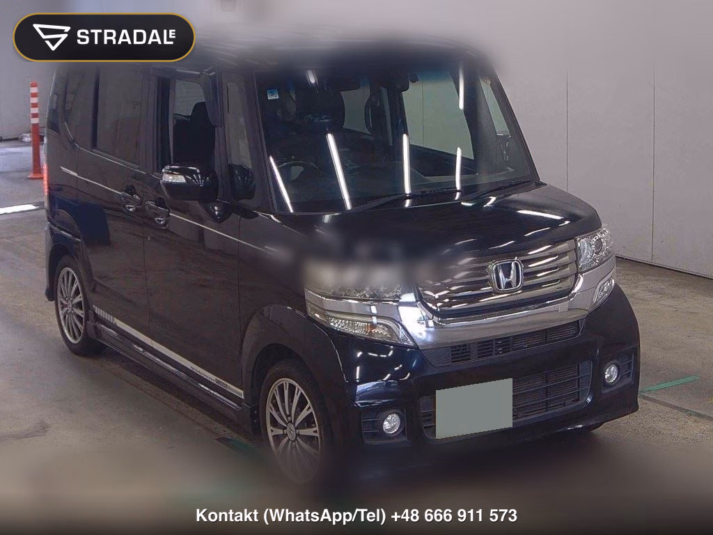 HONDA N-BOX CUSTOM G･TURBO A PACKAGE 2014, aukcja z Japonii, zdjęcie 1