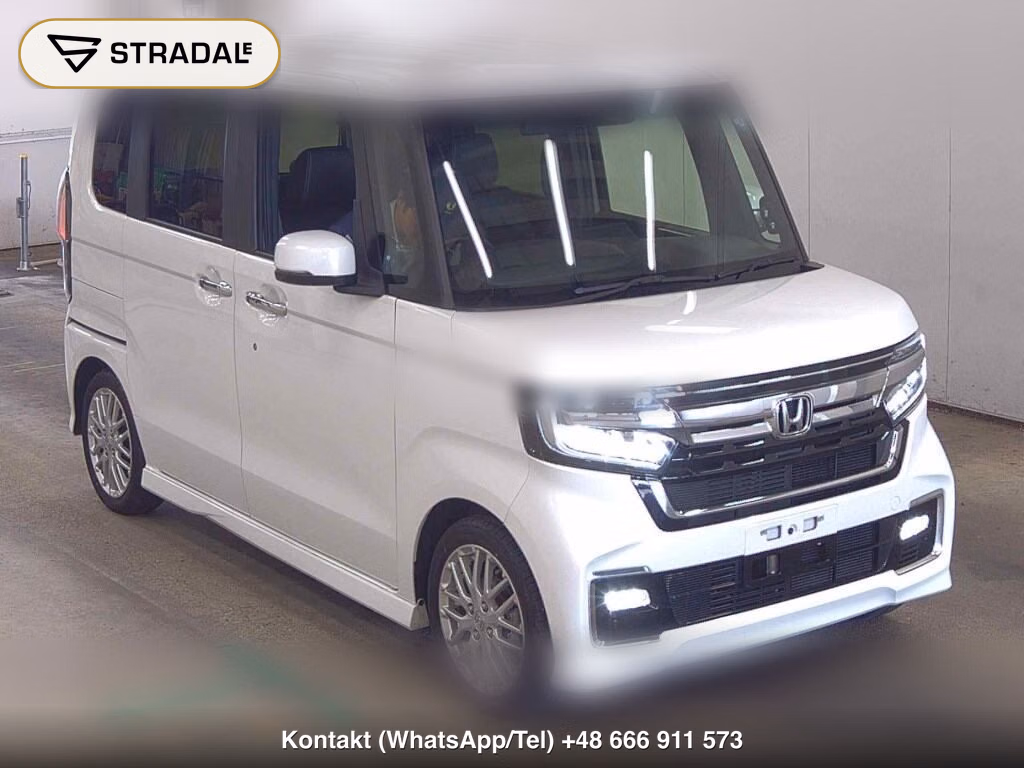 HONDA N-BOX CUSTOM L･TURBO 2023, aukcja z Japonii, zdjęcie 1