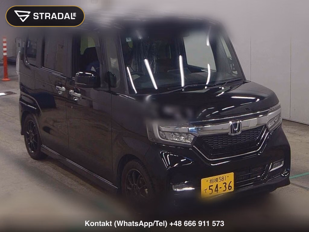 HONDA N-BOX CUSTOM G･EX HONDA SENSING 2018, aukcja z Japonii, zdjęcie 1