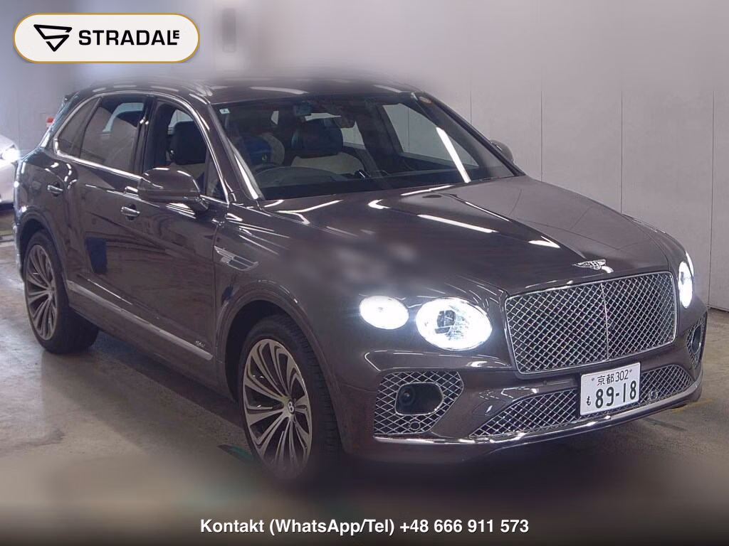 BENTLEY BENTAYGA 4WD HYBRID 2022, aukcja z Japonii, zdjęcie 1
