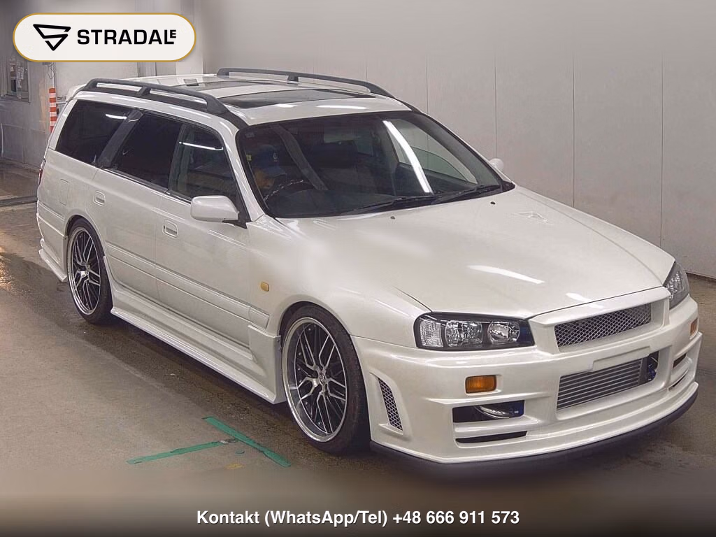 NISSAN STAGEA WG 4WD 25TRS FOUR V PRIME EDITION 2000, aukcja z Japonii, zdjęcie 1