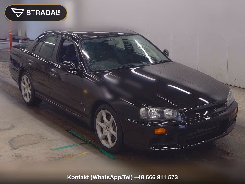 NISSAN SKYLINE 4D 25GT-X TURBO 1999, aukcja z Japonii, zdjęcie 1