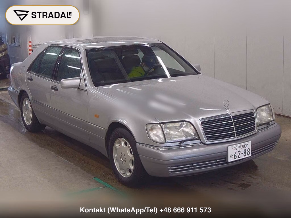 MERCEDES BENZ S-CLASS 4D S500 1996, aukcja z Japonii, zdjęcie 1