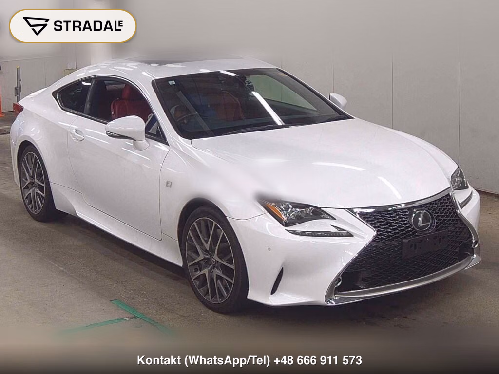 LEXUS RC RC350 F SPORT 2015, aukcja z Japonii, zdjęcie 1