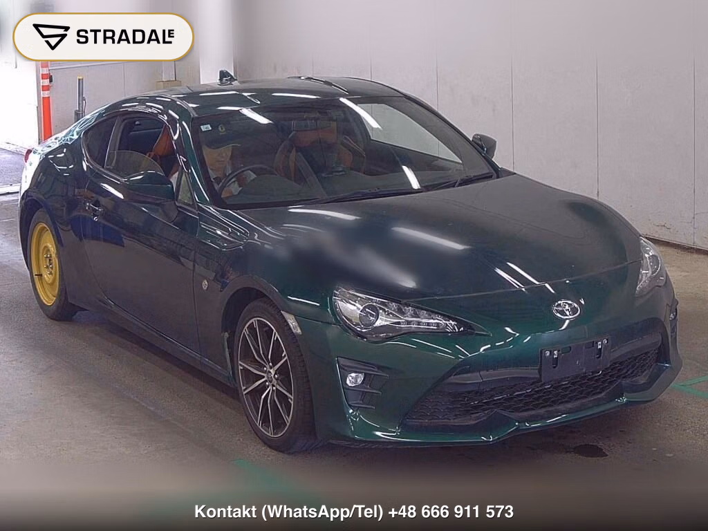 TOYOTA 86 GT BRITISH GREEN LIMITED 2019, aukcja z Japonii, zdjęcie 1