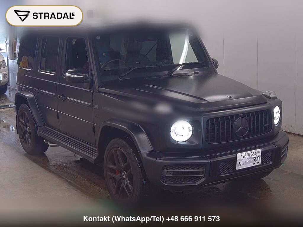 MERCEDES AMG G-CLASS 4WD G63 AMG LEATHER EXCLUSIVE PACKAGE 2021, aukcja z Japonii, zdjęcie 1