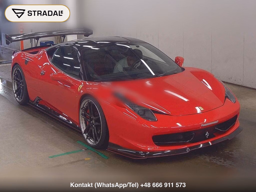 FERRARI 458 ITALIA BASE GRADE 2010, aukcja z Japonii, zdjęcie 1