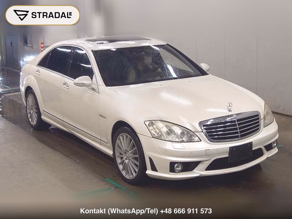 MERCEDES BENZ S-CLASS 4D S63 AMG LONG 2008, aukcja z Japonii, zdjęcie 1