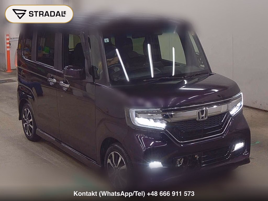 HONDA N-BOX CUSTOM G･SLOPE L HONDA SENSING 2019, aukcja z Japonii, zdjęcie 1