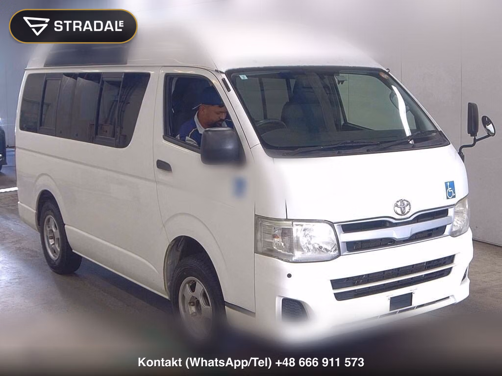 TOYOTA HIACE VAN 4D 4WD WELCAB 2012, aukcja z Japonii, zdjęcie 1