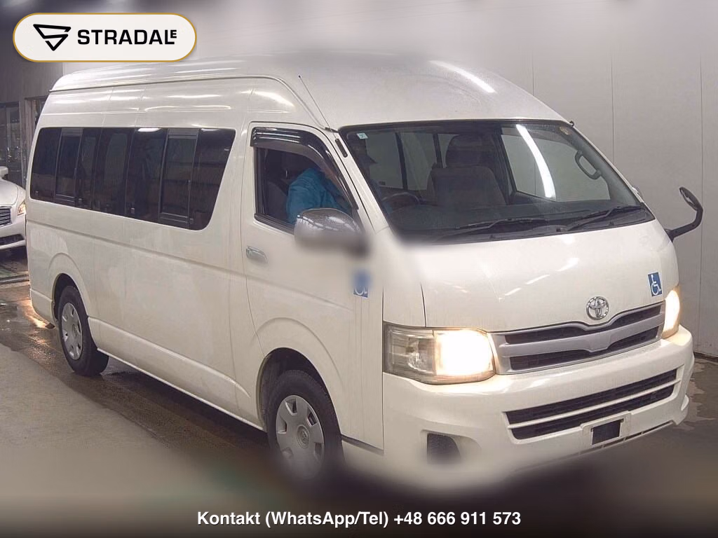 TOYOTA HIACE COMMUTER 4D OTHERS 2012, aukcja z Japonii, zdjęcie 1