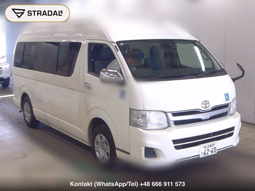 TOYOTA HIACE COMMUTER 4D OTHERS 2012, aukcja z Japonii, zdjęcie 1