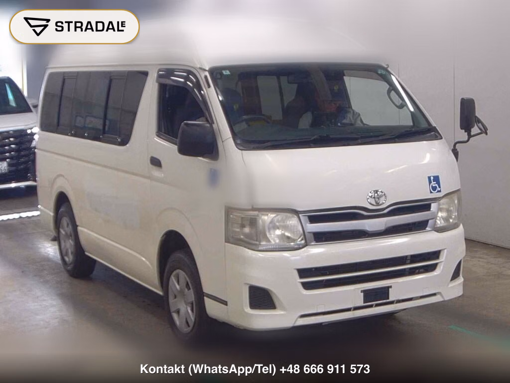 TOYOTA HIACE VAN 4D 4WD WELCAB 2013, aukcja z Japonii, zdjęcie 1