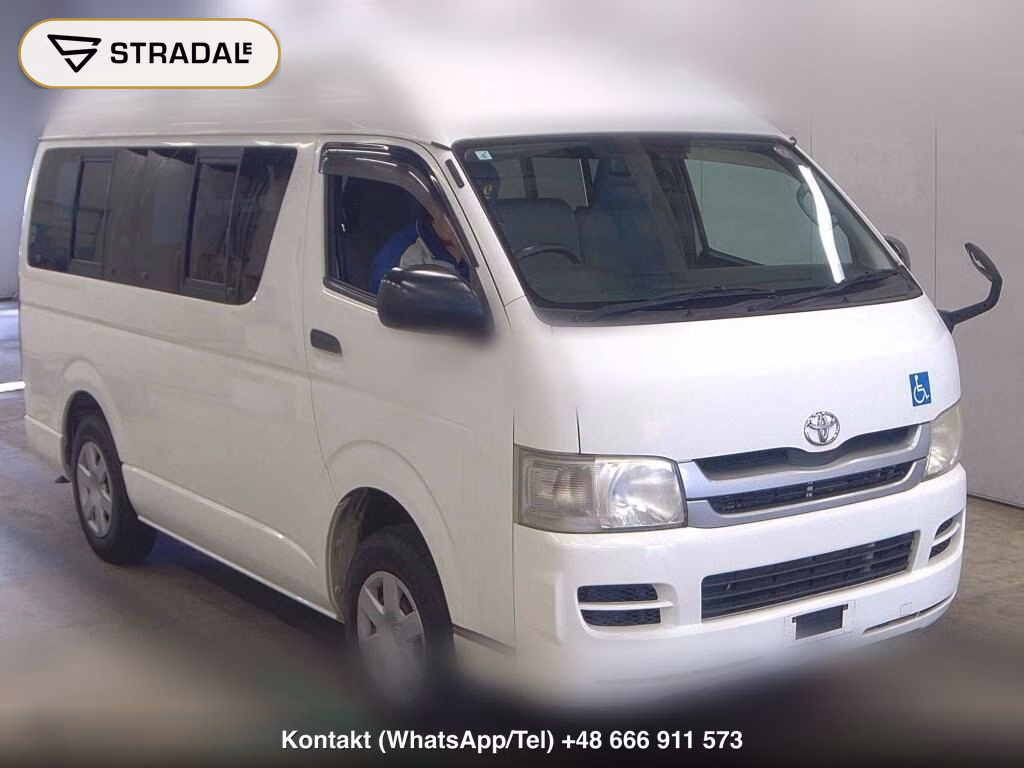 TOYOTA HIACE VAN 4D 4WD WELCAB 2009, aukcja z Japonii, zdjęcie 1
