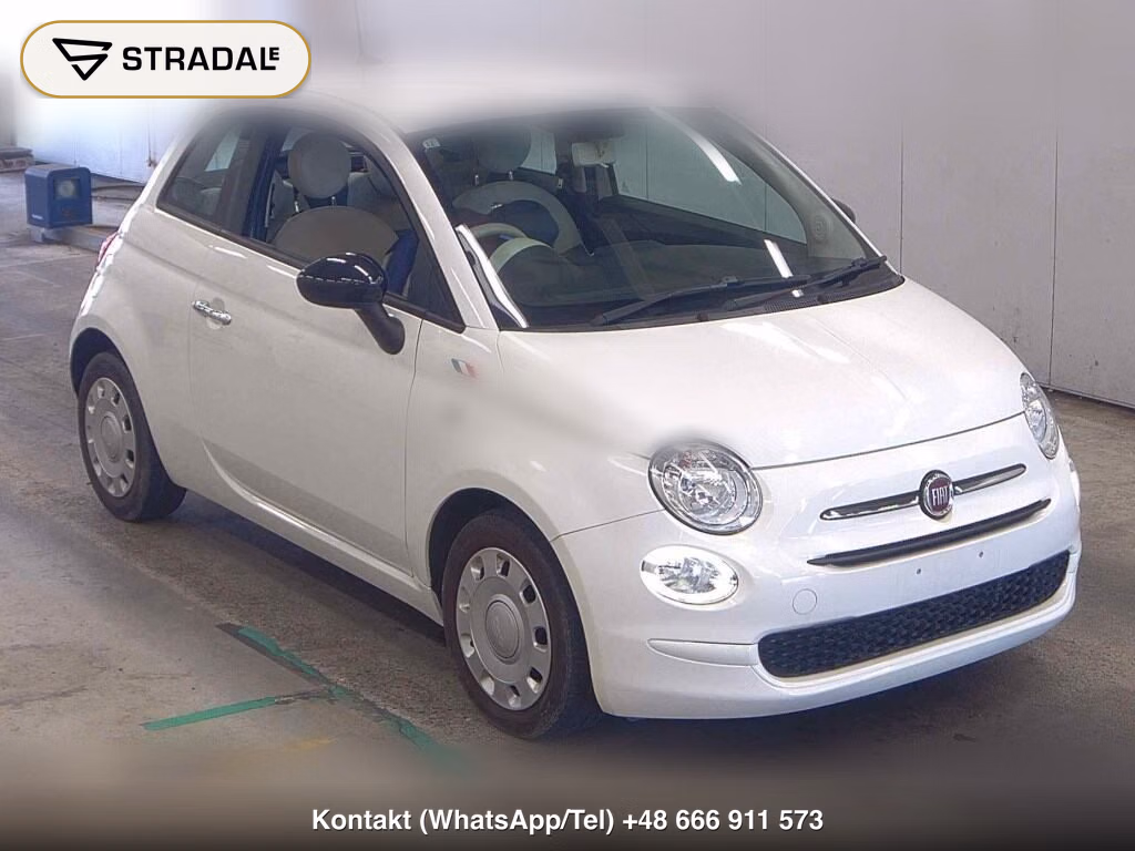 FIAT 500 1.2 POP 2019, aukcja z Japonii, zdjęcie 1