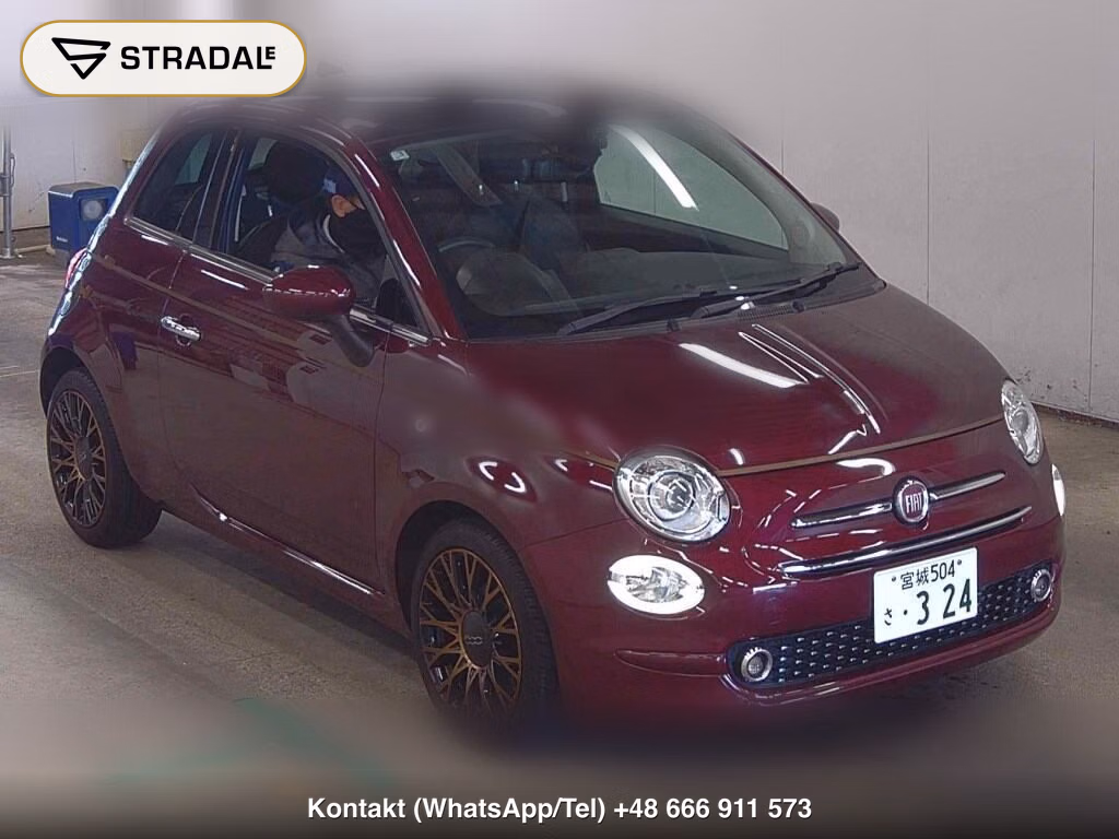 FIAT 500 COLLEZIONE 2019, aukcja z Japonii, zdjęcie 1