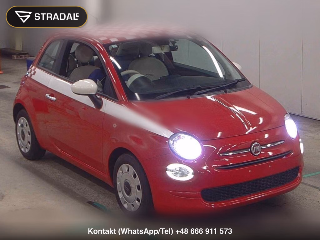 FIAT 500 1.2 POP 2020, aukcja z Japonii, zdjęcie 1