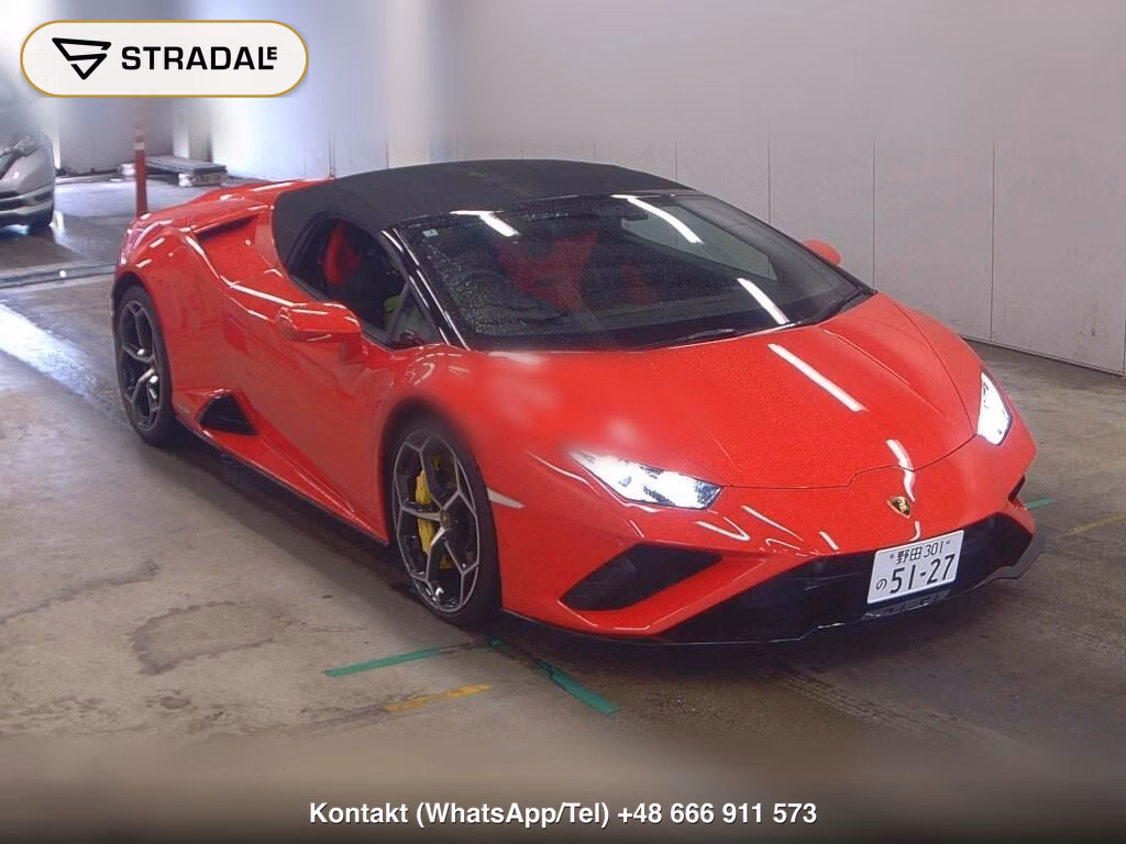 LAMBORGHINI HURACAN OP EVO RWD SPYDER 2021, aukcja z Japonii, zdjęcie 1