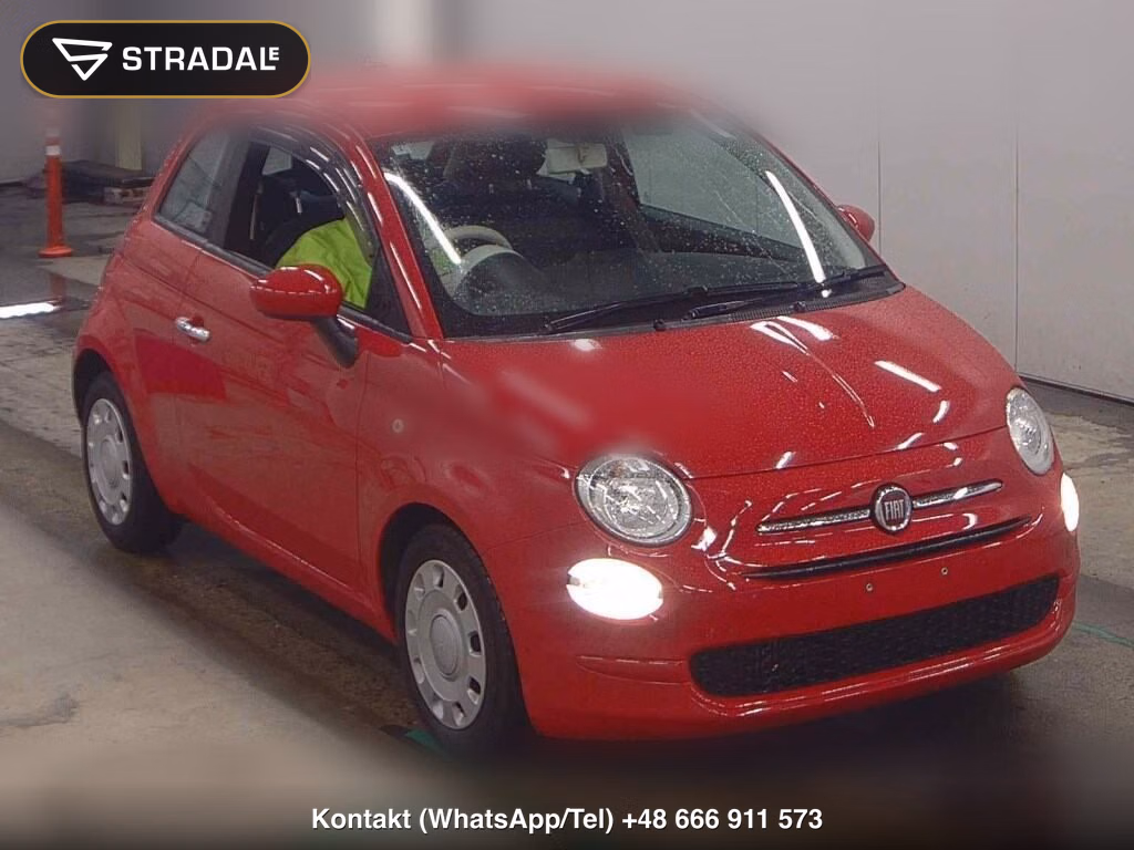 FIAT 500 TWIN AIR CULT 2022, aukcja z Japonii, zdjęcie 1