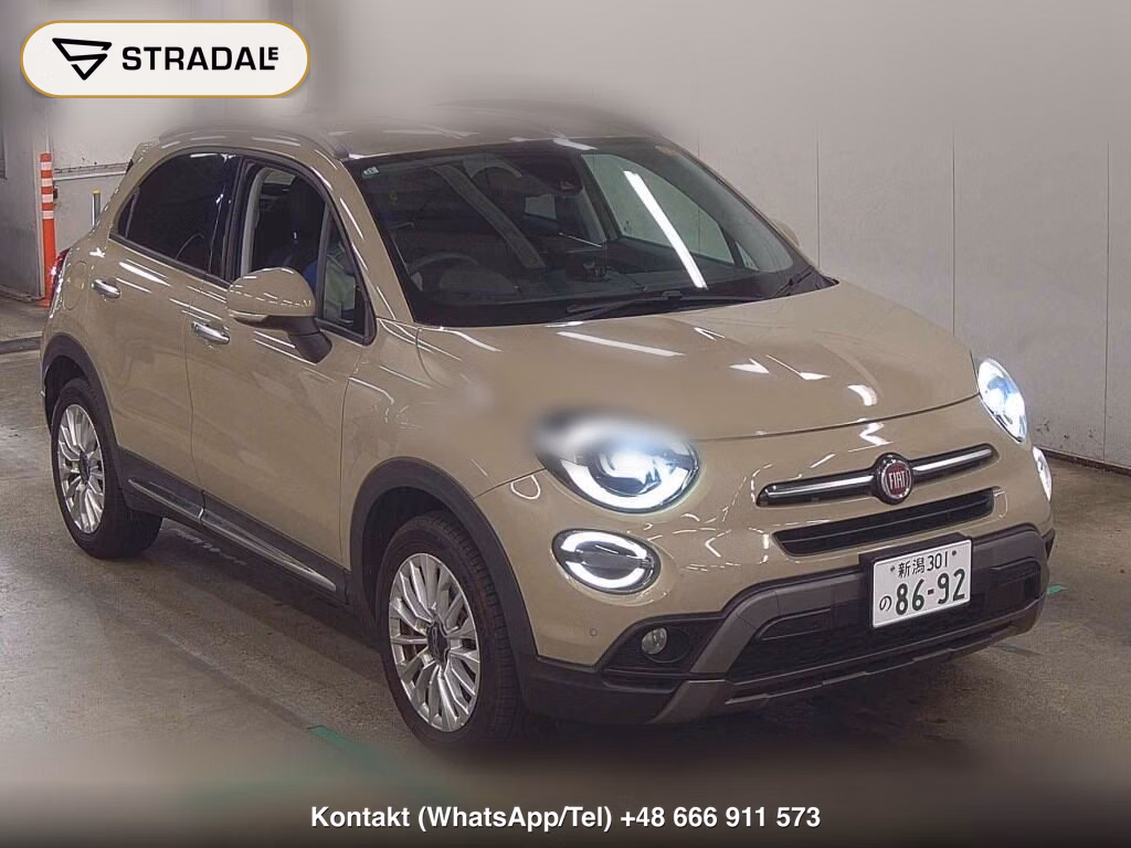 FIAT 500X 5D CROSS 2019, aukcja z Japonii, zdjęcie 1
