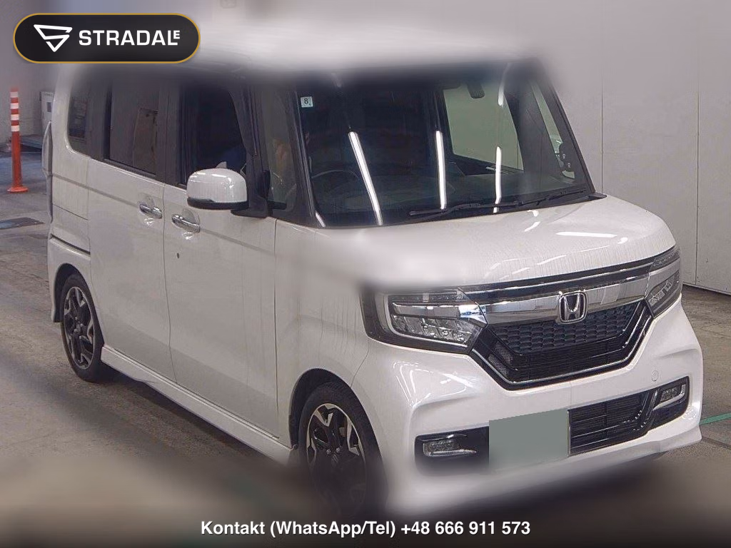 HONDA N-BOX CUSTOM G・L TURBO HONDA SENSING 2018, aukcja z Japonii, zdjęcie 1