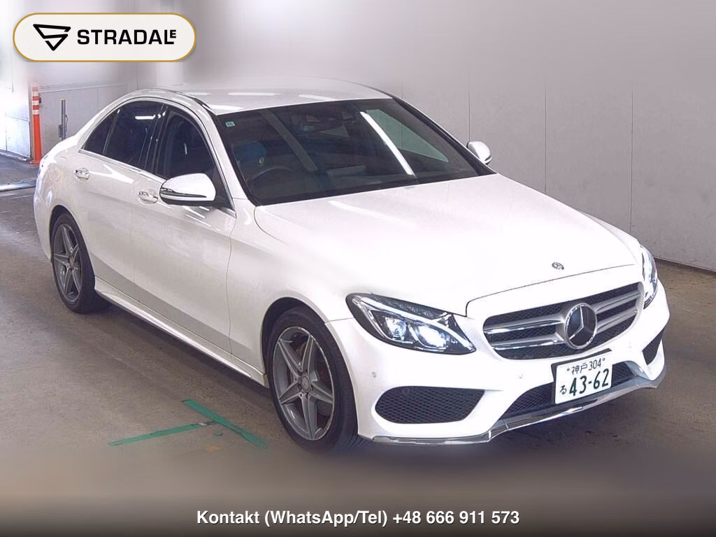 MERCEDES BENZ C-CLASS 4D C220D AVANTGARDE AMG LINE 2016, aukcja z Japonii, zdjęcie 1
