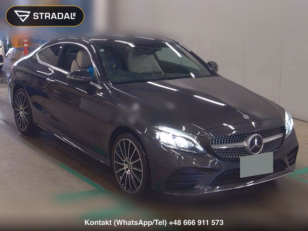 MERCEDES BENZ C-CLASS CP C180 COUPE SPORTS LEATHER EXCLUSIVE PACK 2021, aukcja z Japonii, zdjęcie 1