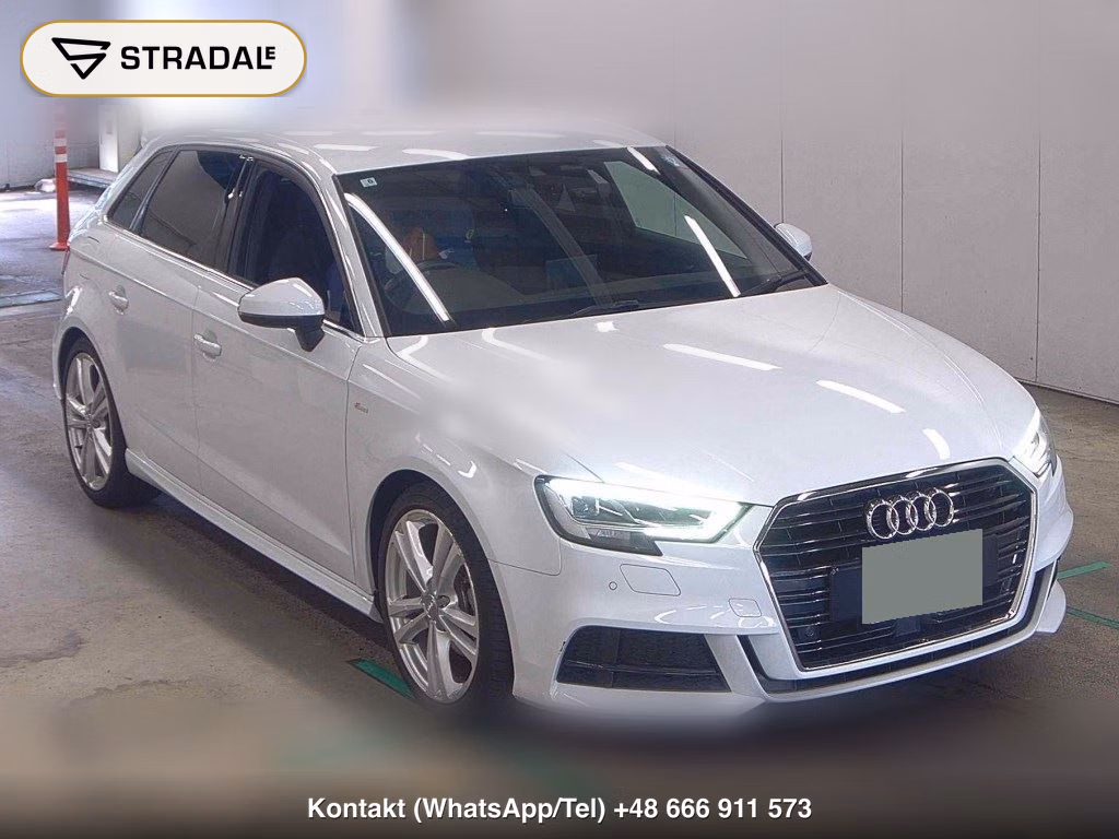 AUDI A3 5D SPORTBACK 30 TFSI SPORT S LINE PACKAGE 2019, aukcja z Japonii, zdjęcie 1