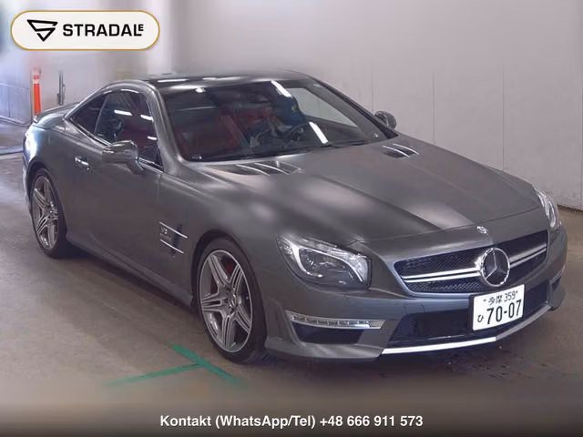 MERCEDES AMG SL SL63 2012, samochód z aukcji Japonii