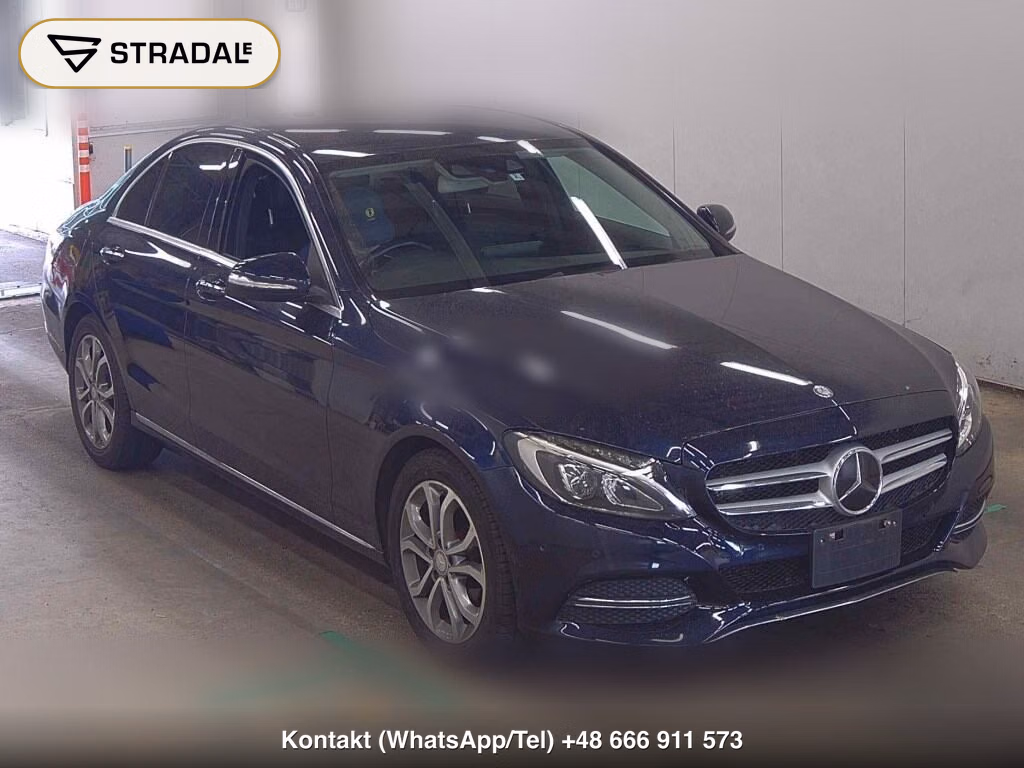 MERCEDES BENZ C-CLASS 4D C180 AVANTGARDE 2016, aukcja z Japonii, zdjęcie 1