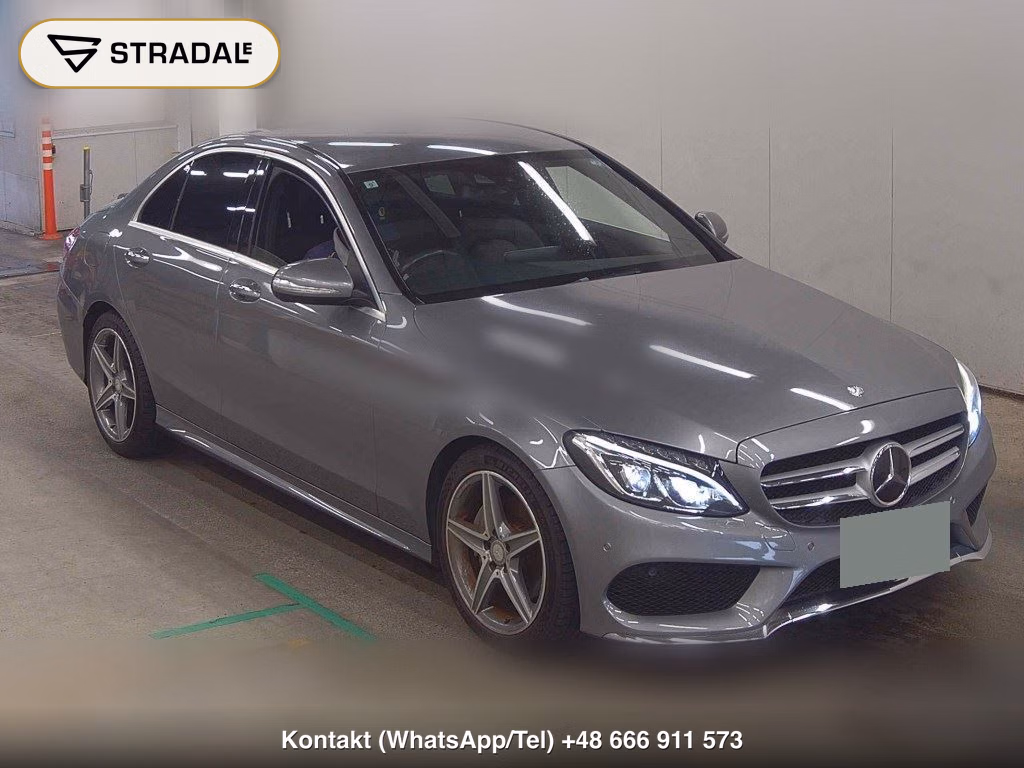 MERCEDES BENZ C-CLASS 4D C180 AVANTGARDE AMG LINE 2015, aukcja z Japonii, zdjęcie 1