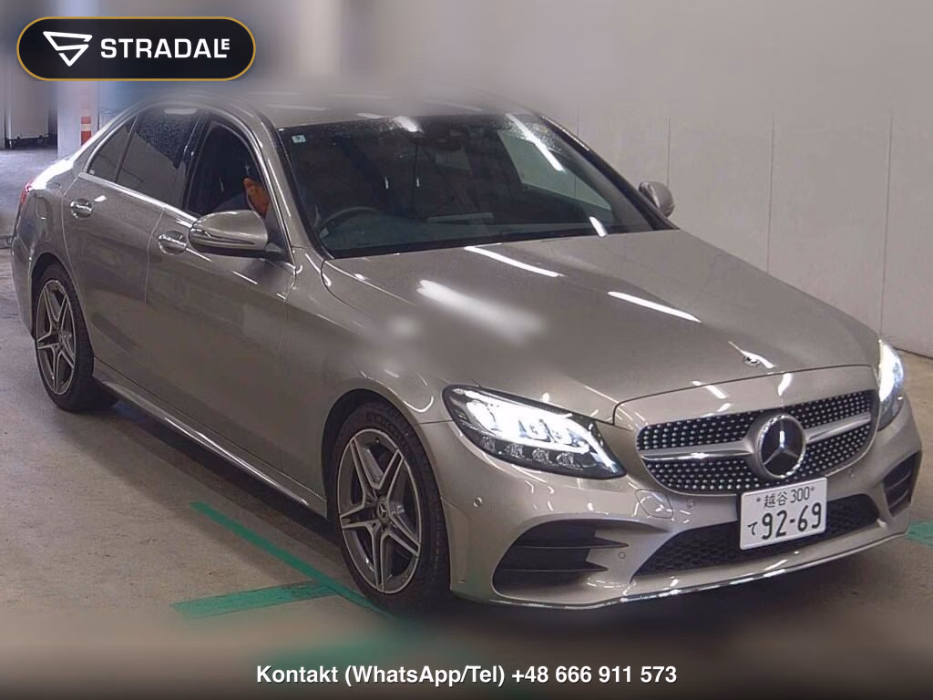 MERCEDES BENZ C-CLASS 4D C180 AVANTGARDE AMG LINE 2020, aukcja z Japonii, zdjęcie 1