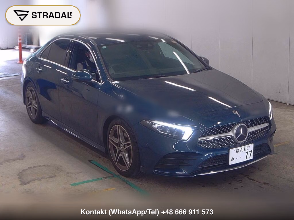 MERCEDES BENZ A-CLASS SEDAN A180 STYLE SEDAN AMG LINE 2019, aukcja z Japonii, zdjęcie 1