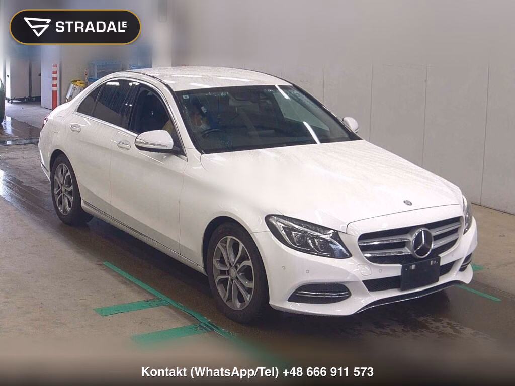 MERCEDES BENZ C-CLASS 4D C200 AVANTGARDE 2015, aukcja z Japonii, zdjęcie 1