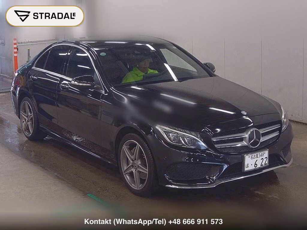MERCEDES BENZ C-CLASS 4D C200 SPORTS EDITION 2015, aukcja z Japonii, zdjęcie 1