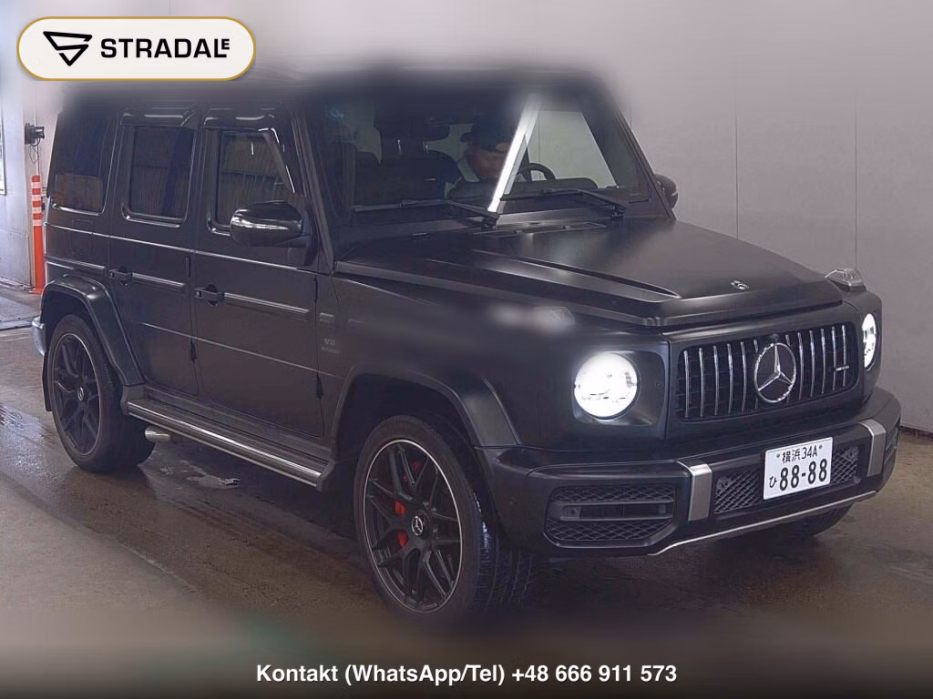 MERCEDES AMG G-CLASS 4WD G63 EDITION MATT BLACK 2019, aukcja z Japonii, zdjęcie 1