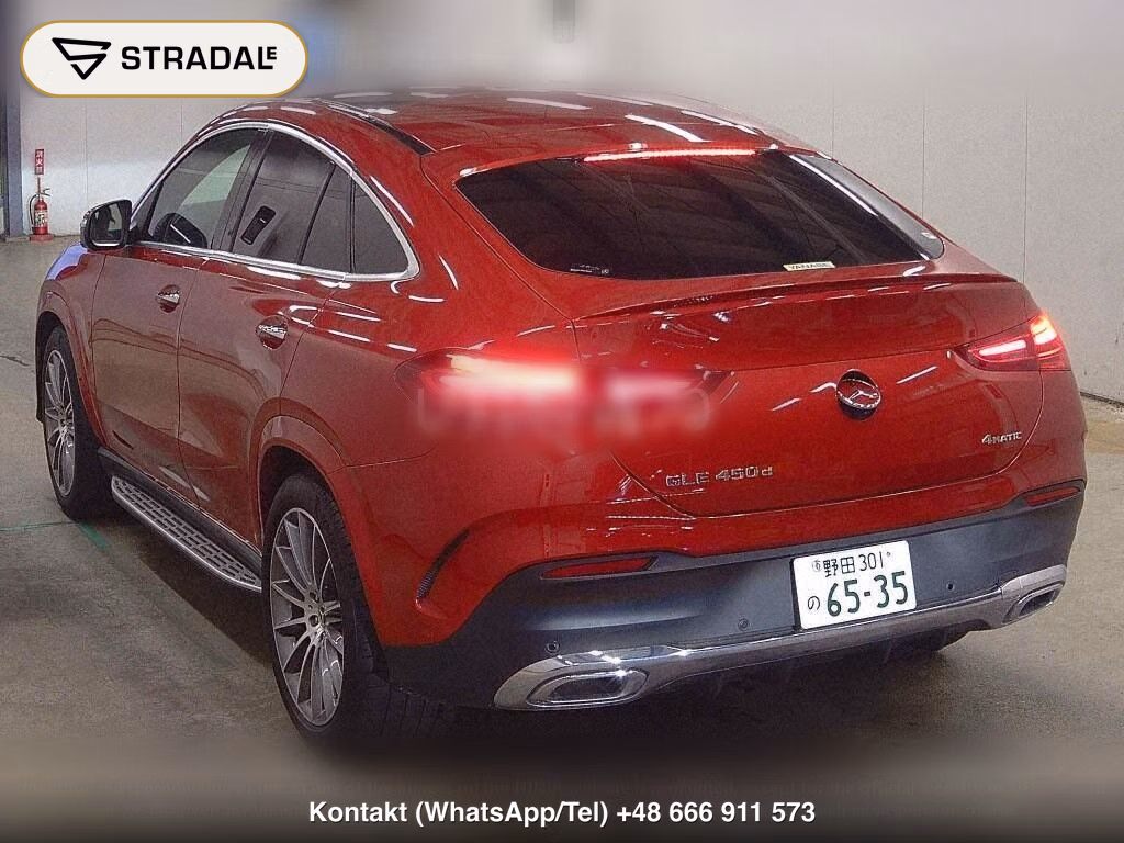 MERCEDES BENZ GLE 4WD GLE450D 4MATIC COUPE SPORTS ISG MODEL, miniaturka 3