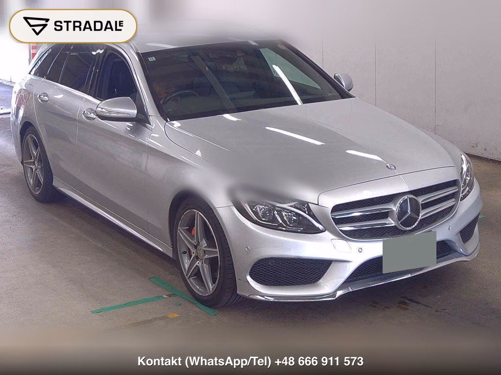 MERCEDES BENZ C-CLASS STATIONWAGON C180 STATIONWAGON SPORTS 2015, aukcja z Japonii, zdjęcie 1