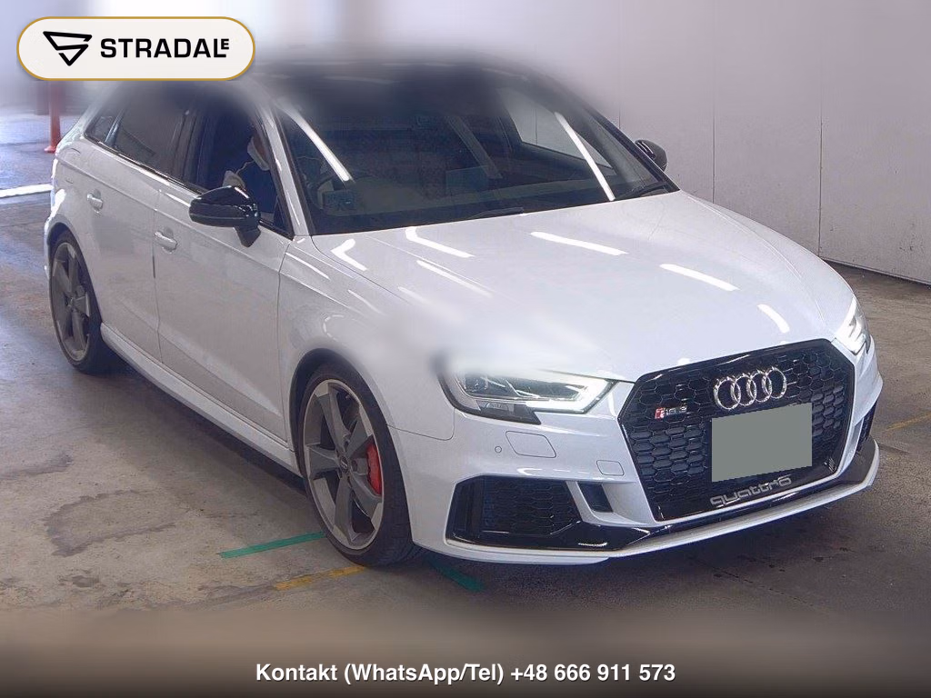 AUDI RS3 SPORTBACK 4WD BASE GRADE 2018, aukcja z Japonii, zdjęcie 1