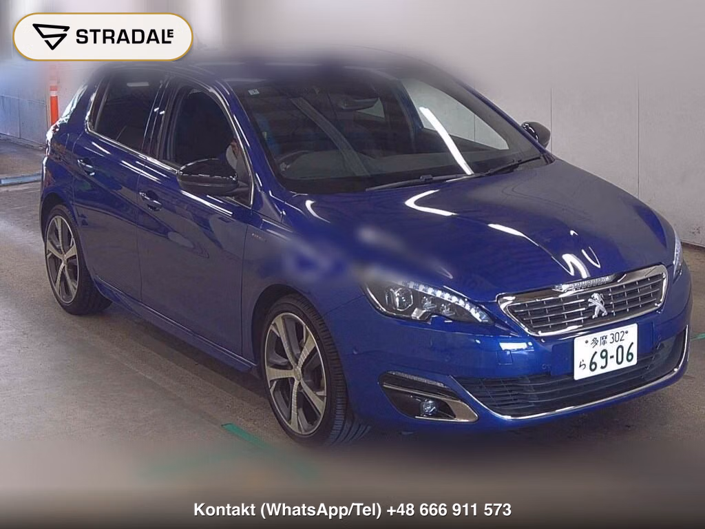 PEUGEOT 308 5D GT LINE 2017, aukcja z Japonii, zdjęcie 1