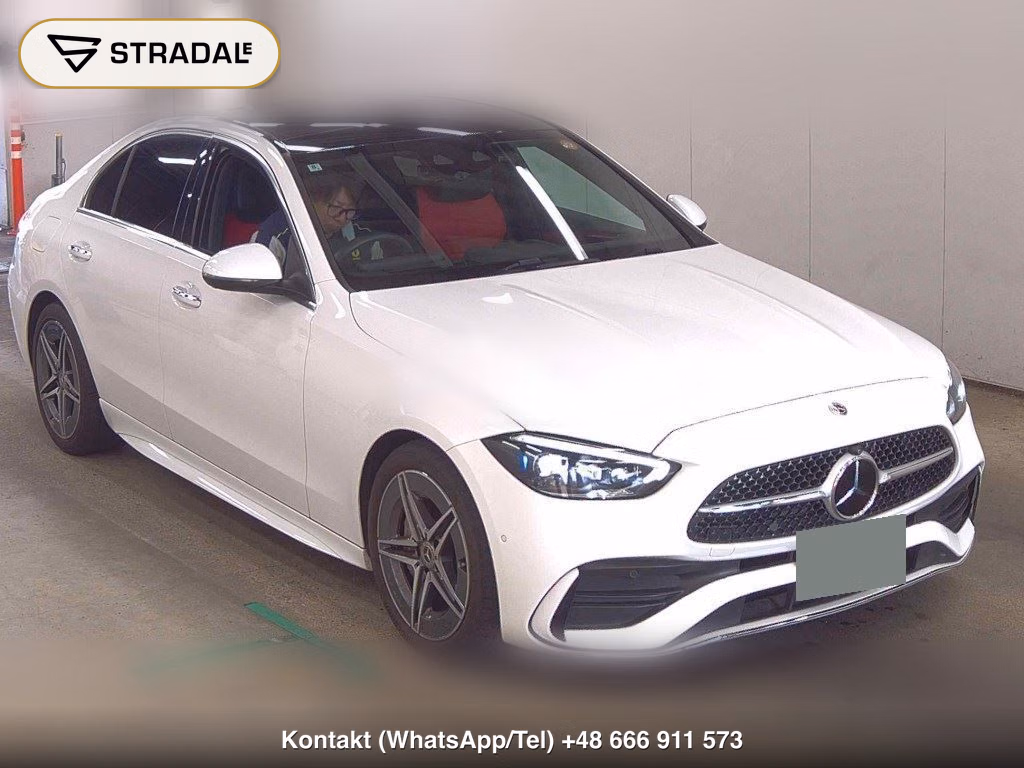 MERCEDES BENZ C-CLASS 4D C220D AVANTGARDE AMG LINE 2022, aukcja z Japonii, zdjęcie 1