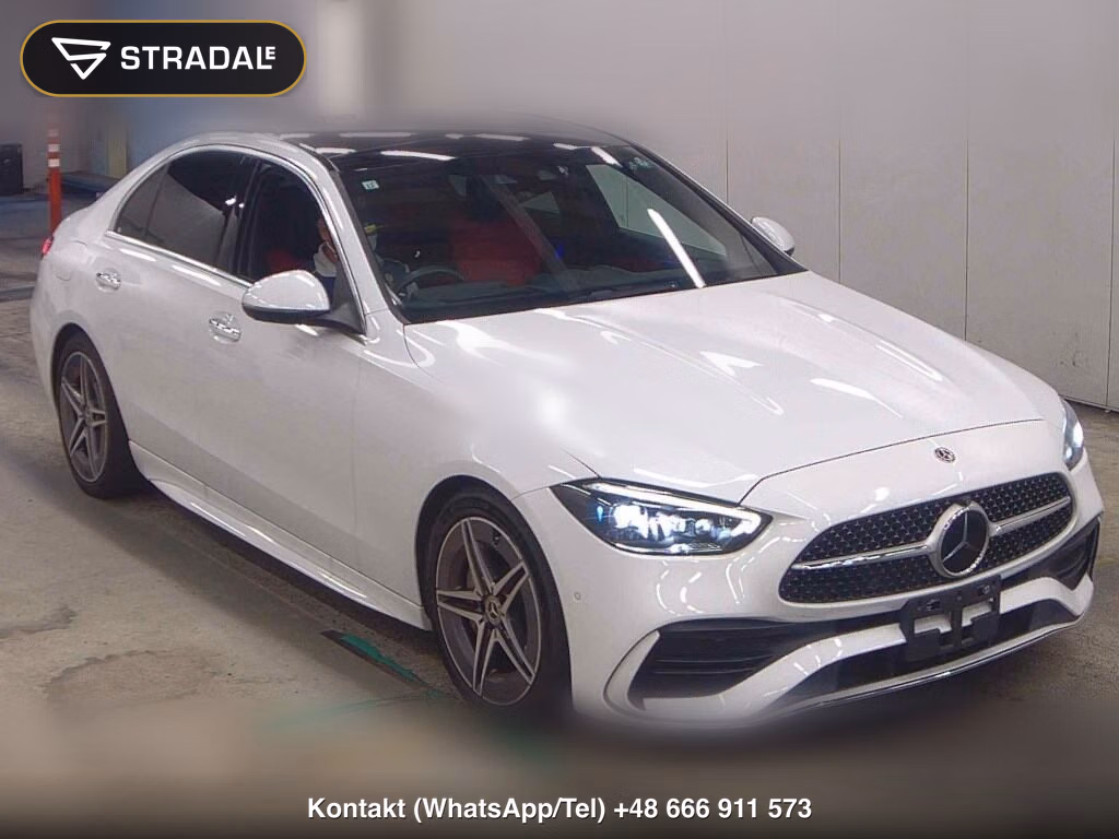 MERCEDES BENZ C-CLASS 4D C220D AVANTGARDE AMG LINE 2021, aukcja z Japonii, zdjęcie 1