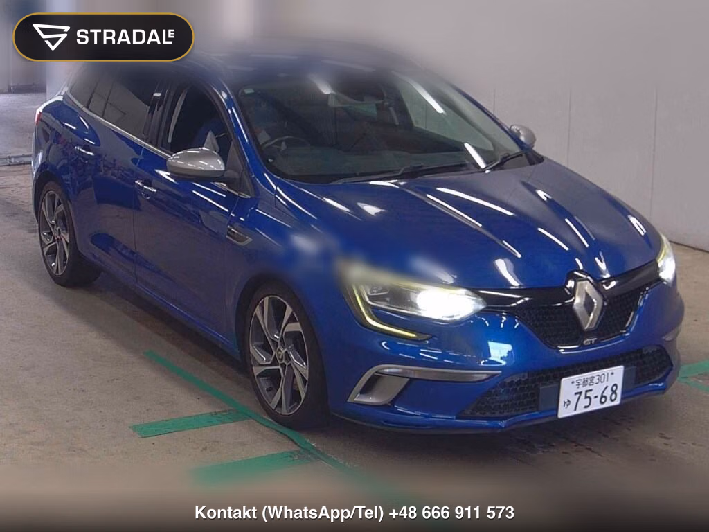 RENAULT MEGANE 5D SPORT TOURER GT 2018, aukcja z Japonii, zdjęcie 1