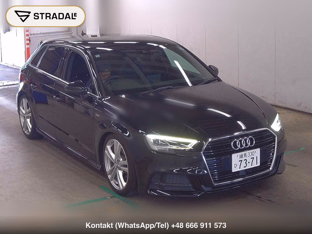 AUDI A3 5D SPORTS BACK 1.4TFSI SPORTS S LINE PACKAG 2018, aukcja z Japonii, zdjęcie 1